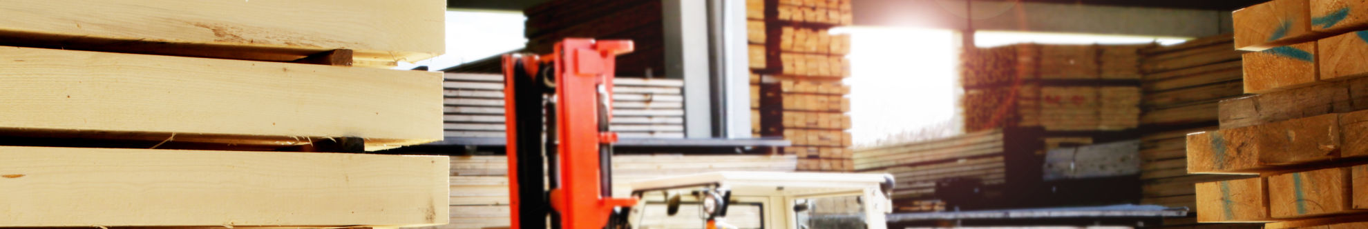 Stapler am Lagerplatz